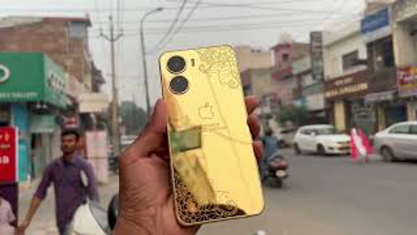 Vivo Y16 Gold Apple Panel  - Buddha Gold