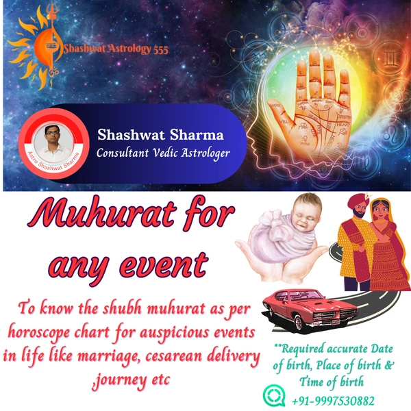Muhurat For Any Event 