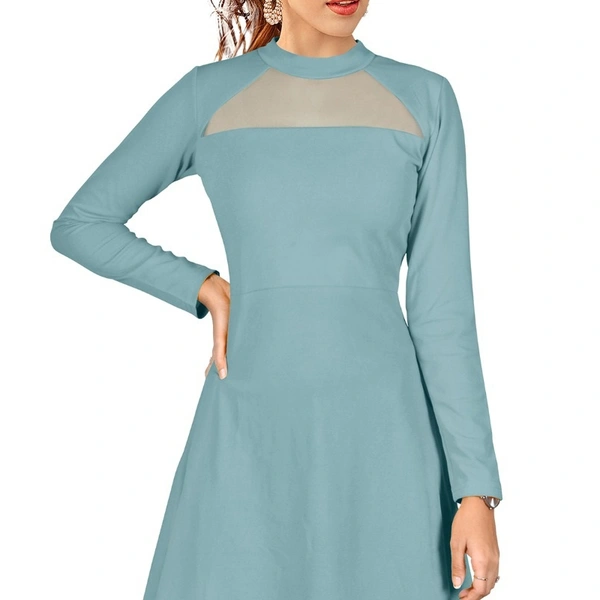 Exclusive Designer Stylish Full Sleeve Dress  - black, maroon, blue, red ,yellow , S, M, L, XL