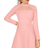 Exclusive Designer Stylish Full Sleeve Dress  - black, maroon, blue, red ,yellow , S, M, L, XL