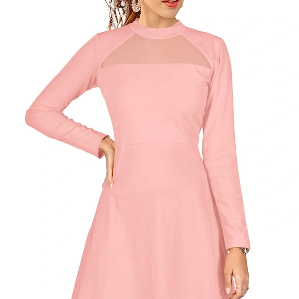 Exclusive Designer Stylish Full Sleeve Dress  - black, maroon, blue, red ,yellow , S, M, L, XL