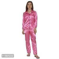 Fancy Satin Nightsuit for WomenFancy Satin Nightsuit  - defrent colour 7 design , S, M, L, XL