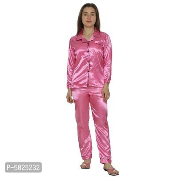 Fancy Satin Nightsuit for WomenFancy Satin Nightsuit  - defrent colour 7 design , S, M, L, XL