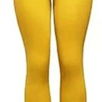 Trendy Coffee Cotton Solid Leggings