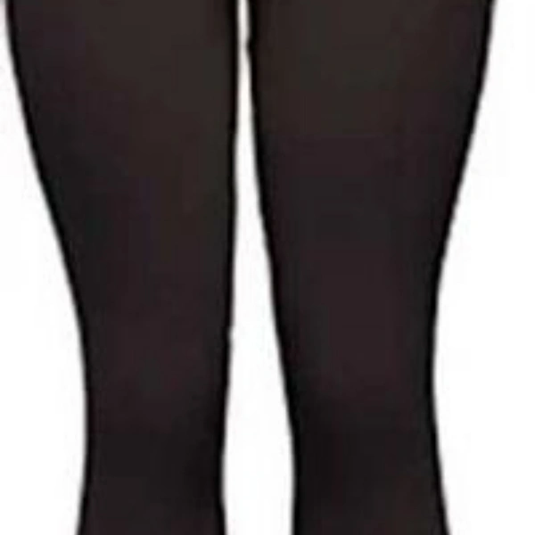 Trendy Coffee Cotton Solid Leggings