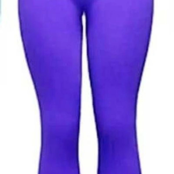 Trendy Coffee Cotton Solid Leggings