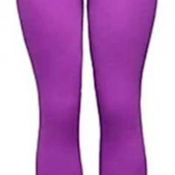 Trendy Coffee Cotton Solid Leggings