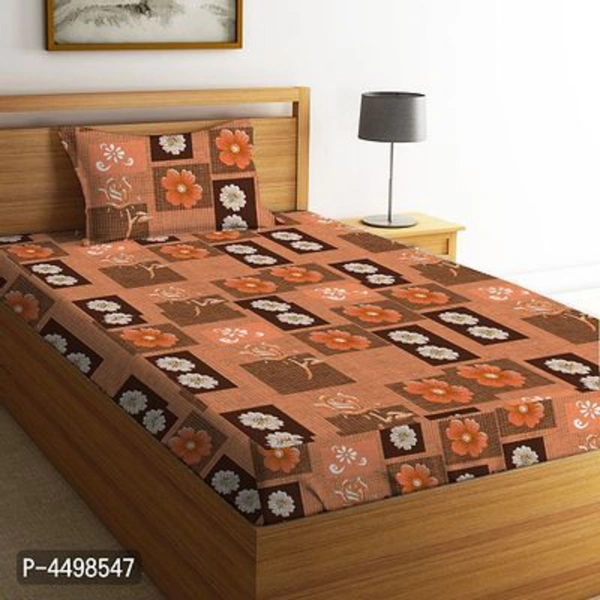 Modern Cotton Printed 2 Single Bedsheet And 2 Pillow Cover