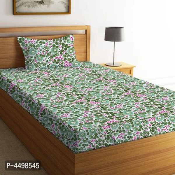 Modern Cotton Printed 2 Single Bedsheet And 2 Pillow Cover