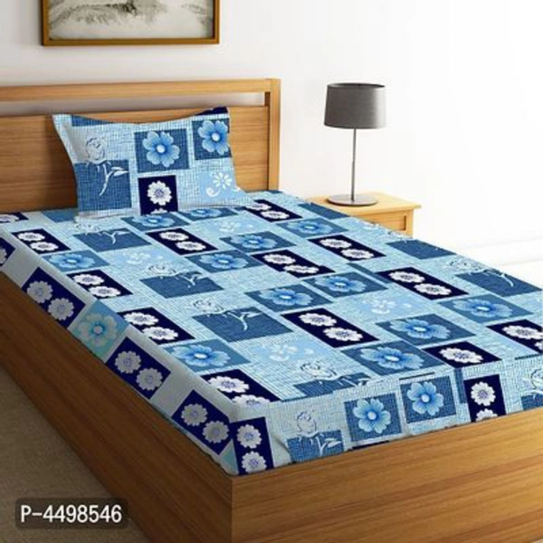 Modern Cotton Printed 2 Single Bedsheet And 2 Pillow Cover