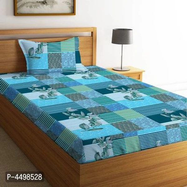 Modern Cotton Printed 2 Single Bedsheet And 2 Pillow Cover