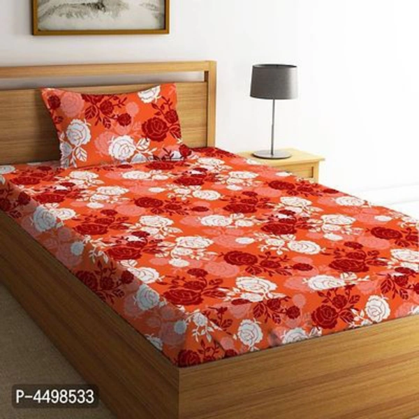 Modern Cotton Printed 2 Single Bedsheet And 2 Pillow Cover