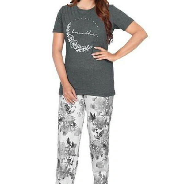 Trendy Multicolored Cotton Regular wear Night Suit for Women