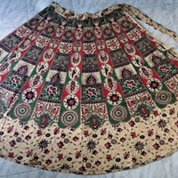 Printed Wrap Around Skirts