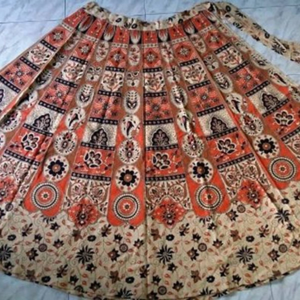 Printed Wrap Around Skirts