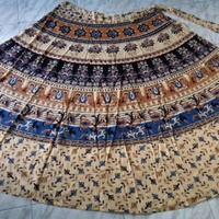 Printed Wrap Around Skirts