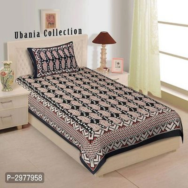 Jaipuri Traditional Cotton Single Bed Sheet