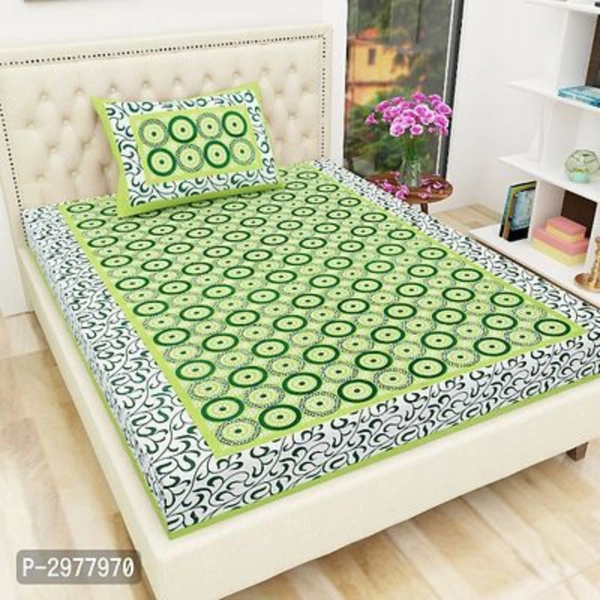 Jaipuri Traditional Cotton Single Bed Sheet
