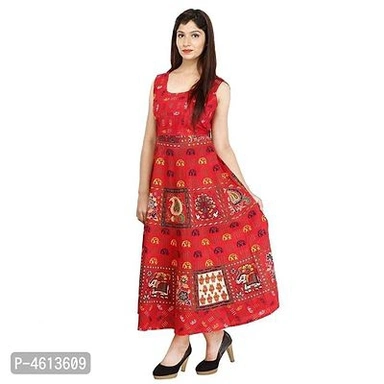 Women Jaipuri Cotton Gown