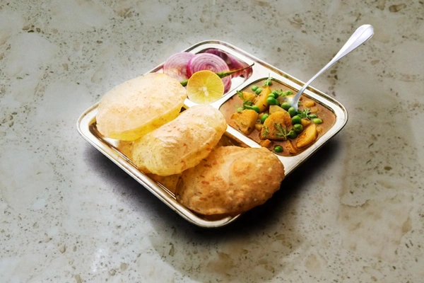 Puri subzi 4pcs