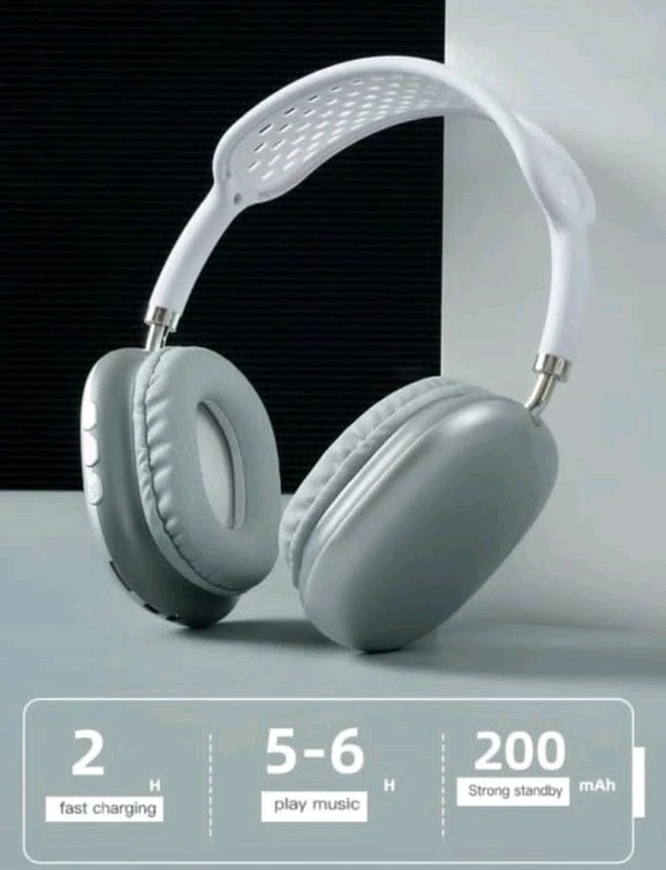 PROFITKART  P9 (Bluetooth Headphones) Stylish Wireless (Gaming Headset) with BT5.99VD100 Bluetooth Headset (Multicolor, On the Ear)
