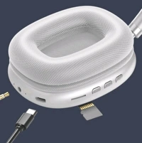 PROFITKART  P9 (Bluetooth Headphones) Stylish Wireless (Gaming Headset) with BT5.99VD100 Bluetooth Headset (Multicolor, On the Ear)