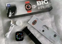 OM NAMAH SHIVAY ENTERPRISES  T900 BIG 2.09 SMARTWATCH (BLACK STRAP , FREE SIZE - Black, FREE SIZE
