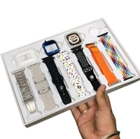 OM NAMAH SHIVAY ENTERPRISES  i20 Ultra Max 10 in 1 Earbuds Smartwatch Combo with unique Straps Smartwatch (Multicolor Strap, 49) - FREE SIZE