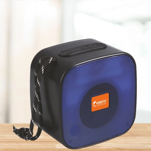 Yoroto Small Bluetooth Blast Box Series Wireless Speaker Yo-321BTL - Black, FREE SIZE
