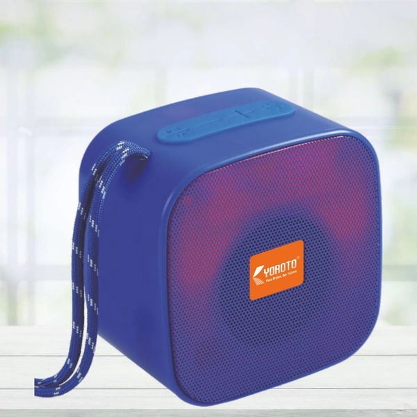 Yoroto Small Bluetooth Blast Box Series Wireless Speaker Yo-321BTL - Blue, FREE SIZE