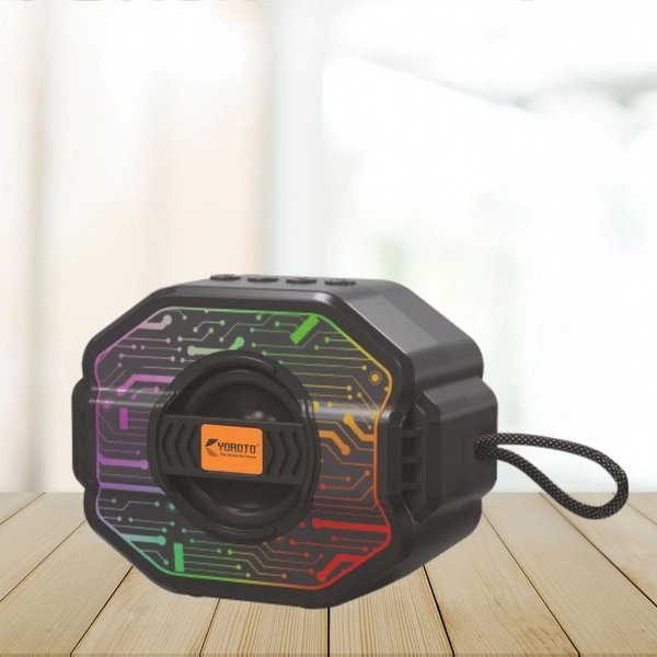 Yoroto Small Bluetooth Inflame Edition Series Speaker YO-346 BTL - Black, FREE SIZE