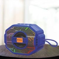 Yoroto Small Bluetooth Inflame Edition Series Speaker YO-346 BTL - Blue, FREE SIZE