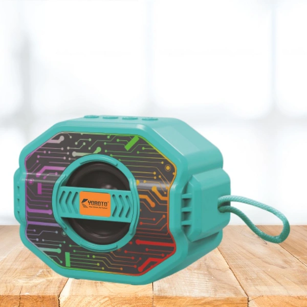 Yoroto Small Bluetooth Inflame Edition Series Speaker YO-346 BTL - Blue, FREE SIZE