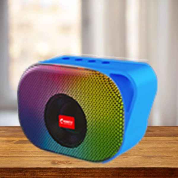 Yoroto Small Bluetooth Turbotune Series Speaker Yo-331 BTL - Blue, FREE SIZE