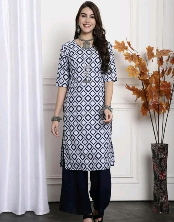 OM NAMAH SHIVAY ENTERPRISES  American Crepe Kurti For Women  - White, S  M  L  XL  XXL