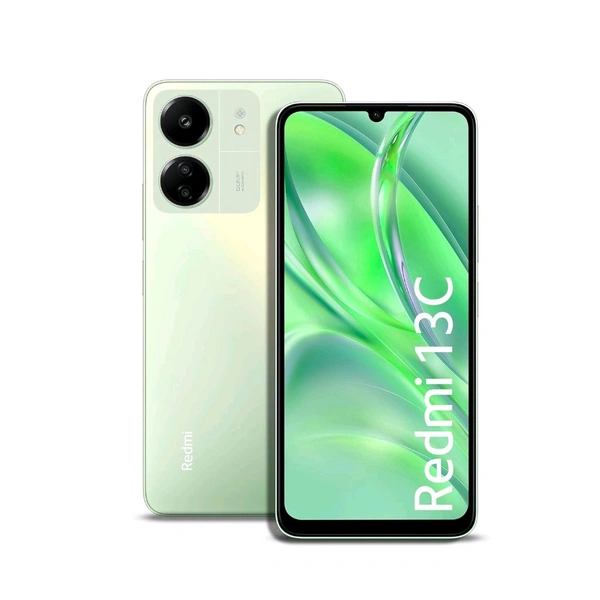 REDMI  Redmi Smart Phone13C (Starshine Green, 8GB RAM, 256GB Storage) | Powered by 4G MediaTek Helio G85 | 90Hz Display | 50MP AI Triple Camera - Green