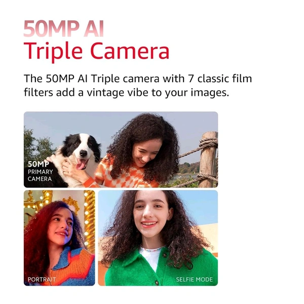 REDMI  Redmi Smart Phone13C (Starshine Green, 8GB RAM, 256GB Storage) | Powered by 4G MediaTek Helio G85 | 90Hz Display | 50MP AI Triple Camera - Green