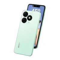 ITEL itel A50|6.6" HD+ Display with Dynamic Bar| 8GB (3GB+5GB) RAM + 64GB ROM, Upto 8GB RAM with Memory Fusion|Octacore Processor|8MP AI Dual Rear Camera|5000 mAh Battery (Lime Green) - misty black, 8GB