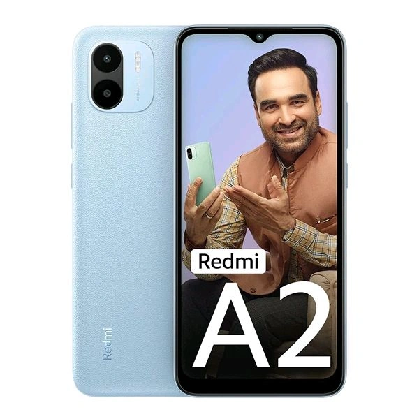 Redmi A2, 4GB RAM, 64GB Storage | Powerful Octa Core G36 Processor | Upto 7GB RAM | Large 16.56 cm HD+ Display with Massive 5000mAh Battery (Aqua Blue)