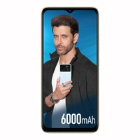 itel P40 6000mAh Battery with Fast Charging | 4GB RAM + 64GB ROM, Up to 7GB RAM with Memory Fusion | 13MP AI Dual Rear Camera (Luxurious Gold)