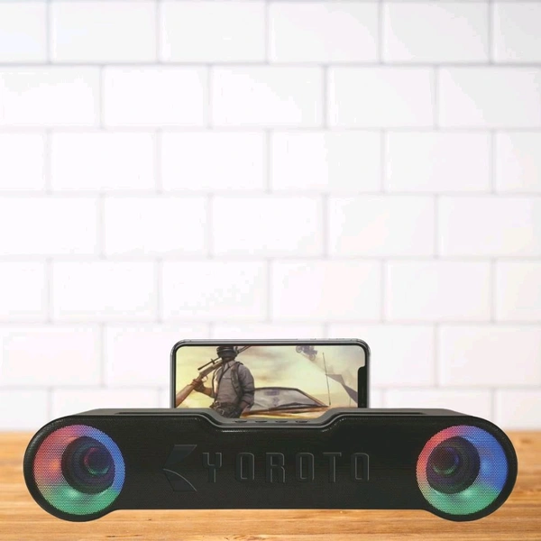 SOROO Soroo Wireless With Mobile Stand Soundbar Series Speaker YO-SP-11 - Black