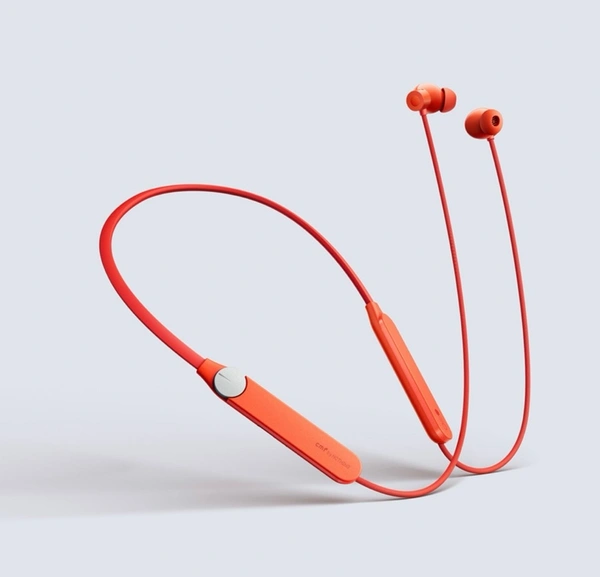 CMF by Nothing Neckband Pro 50dB Active Noise Cancellation, Smart Dial Design, 37 Hrs playtime Bluetooth Headset (Orange, In the Ear) - Orange