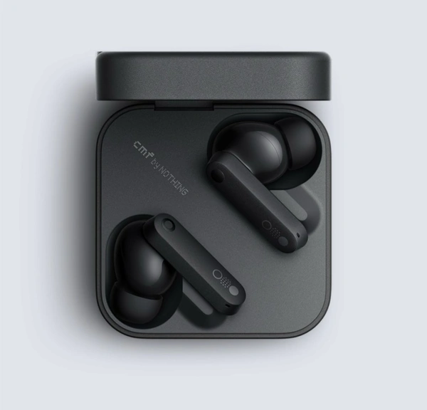 PROFITKART  CMF by Nothing Buds 42 dB Active Noise Cancellation, Ultra Bass Technology, 35.5 Hrs playtime Bluetooth Headset (Light Grey, True Wireless) - Black
