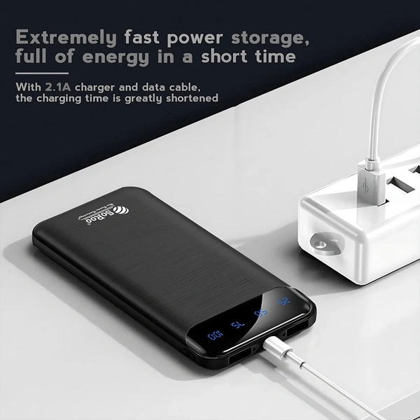 SOROO soroo Power Bank 10000 mAh Pb-163 - Black