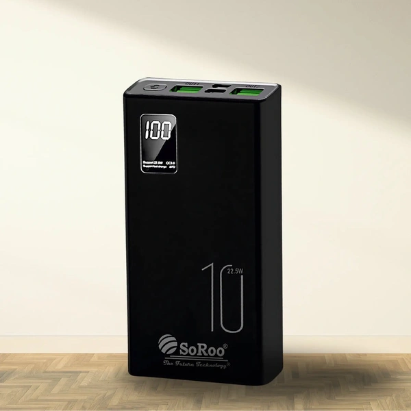 SOROO  Soroo Ultra Power Bank 10000 mAh PB-166 - Black