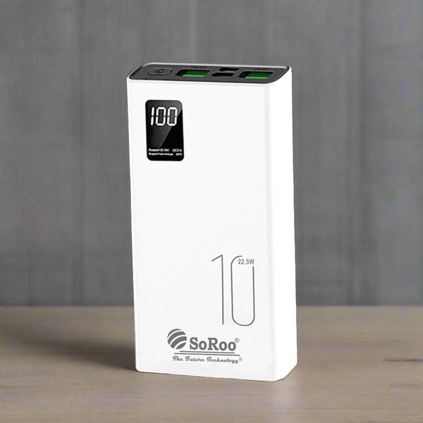 SOROO  Soroo Ultra Power Bank 10000 mAh PB-166 - White
