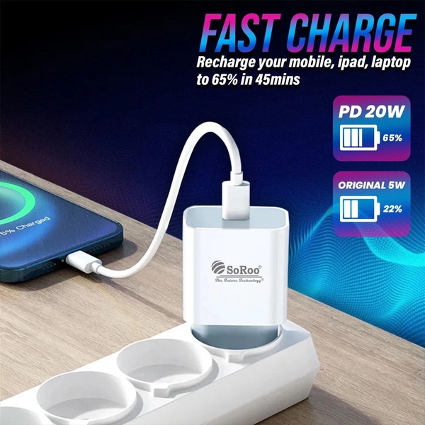 Soroo SUPERVOOC Charger 28 watt I charger 