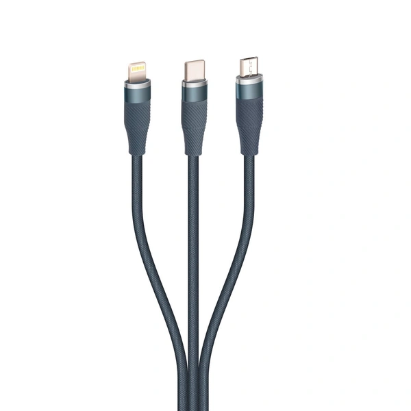 USB data cable 3 in 1 data cable iPhone,v8, type C Data cable DT-903