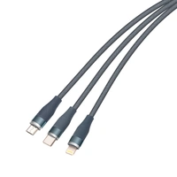 USB data cable 3 in 1 data cable iPhone,v8, type C Data cable DT-903