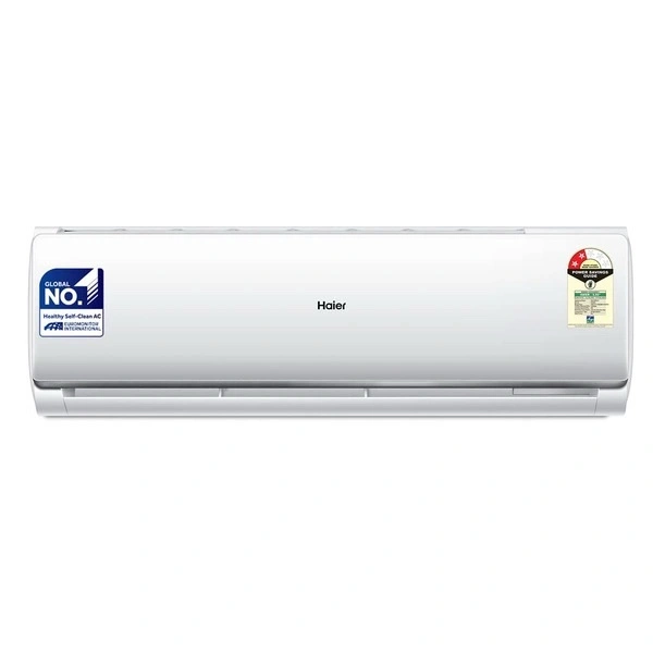 Haier 1.5 Ton 2 Star Fixed Speed Split AC Copper, Antibacterial Filter, HSU18T-TQS2BE-FS (White)